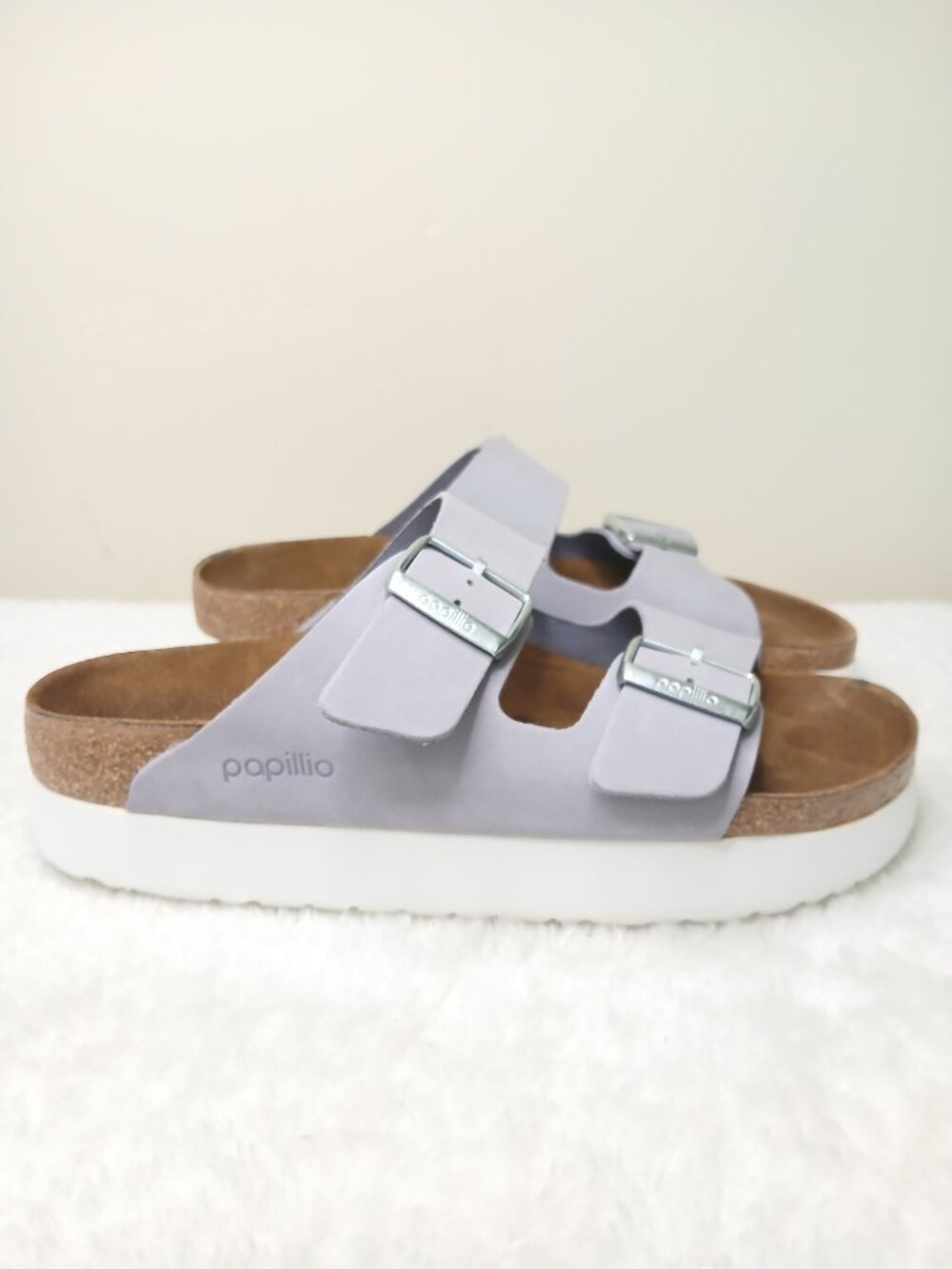 Papillio By Birkenstock Arizona Flex Platform Sandals Size EU 39/US 8-8.5 - Picture 6 of 13